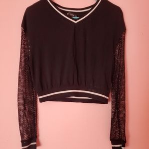 Black crop top